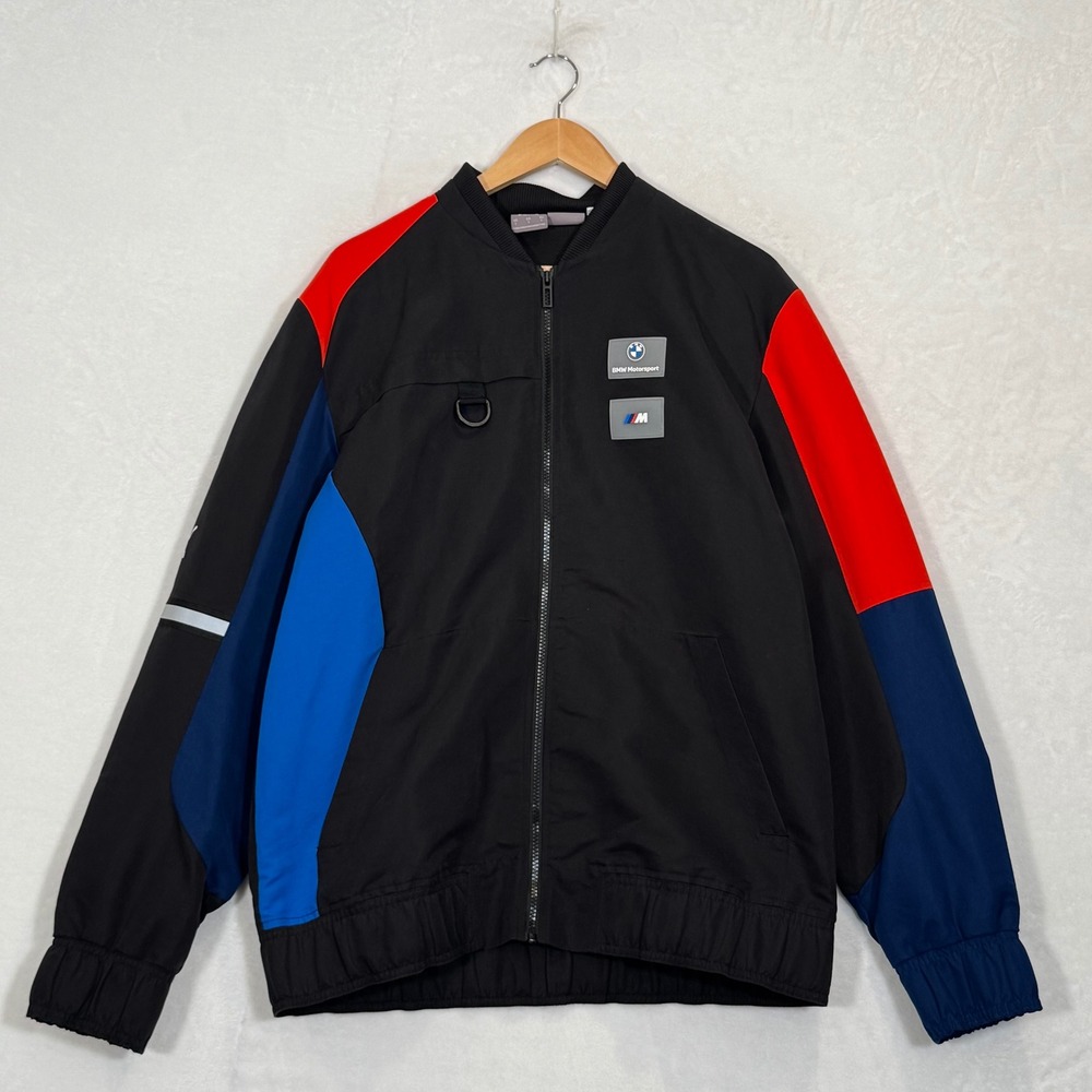 Puma Black BMW Motorsport M Series Bomber Jacket Large